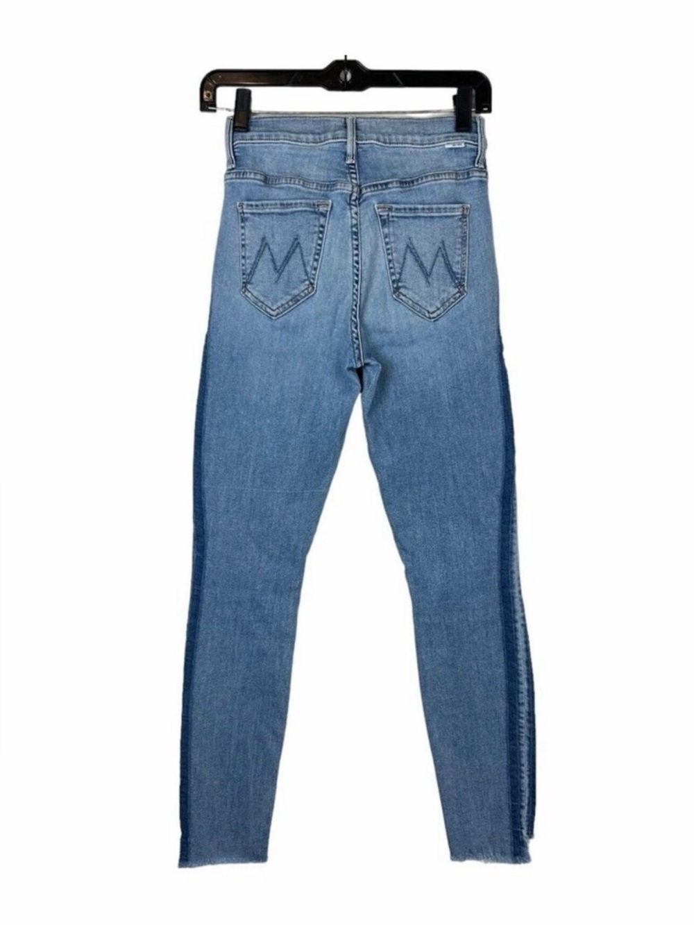 MOTHER Stunner Ankle Step Fray cropped skinny jeans